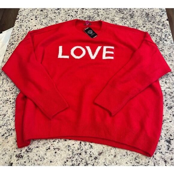 Vince Camuto Women's Valentines Day Sweater - Picture 2 of 5